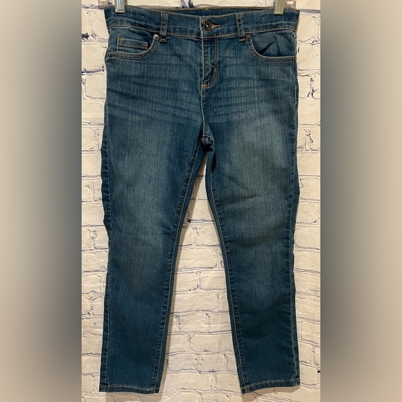 NWT The Children's Place Girls Blue Skinny Jeans. Size 10 - Picture 1 of 6